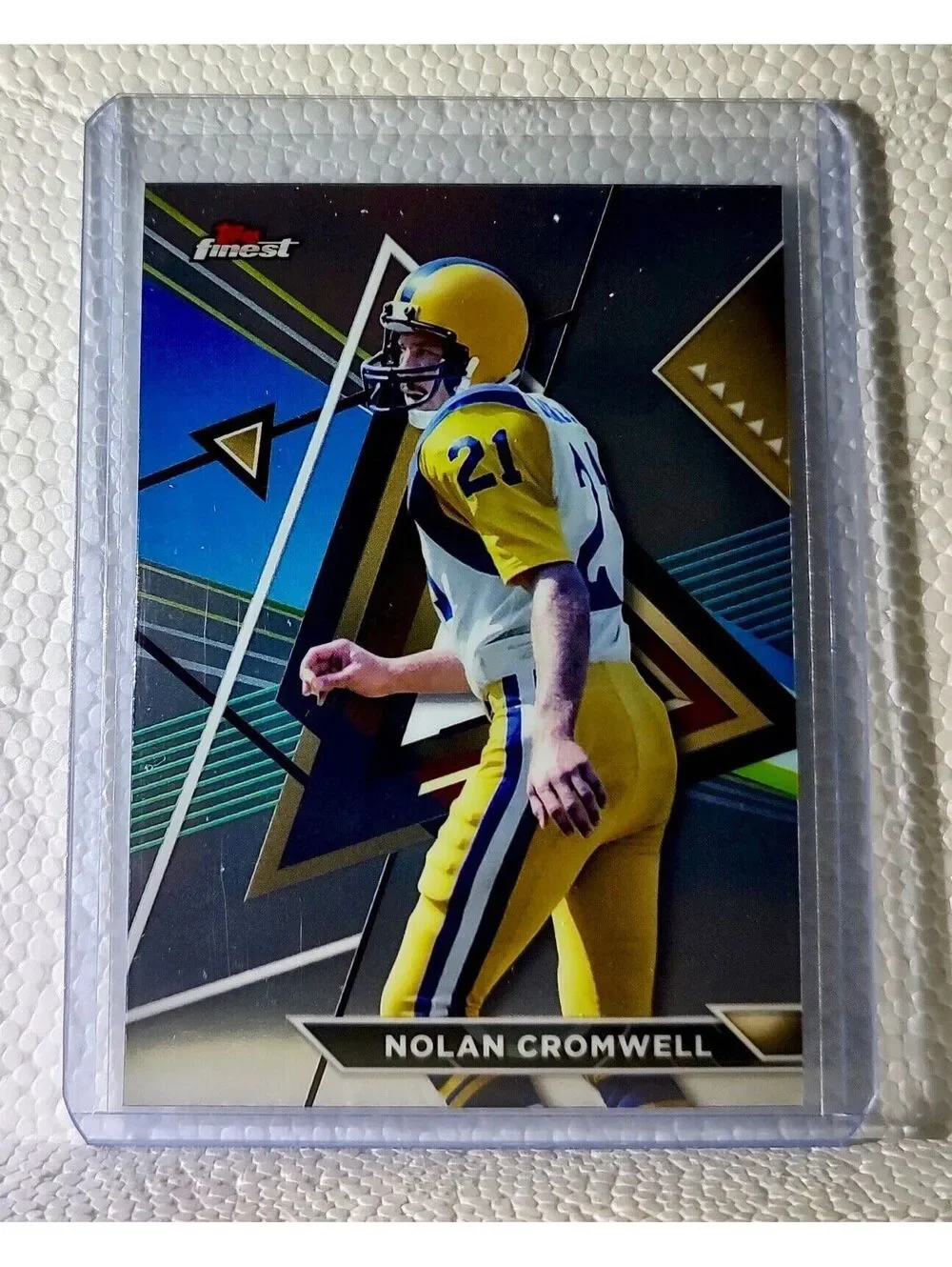 Nolan Cromwell 2023 Topps Finest NFL #203 Football Card Los Angeles Rams